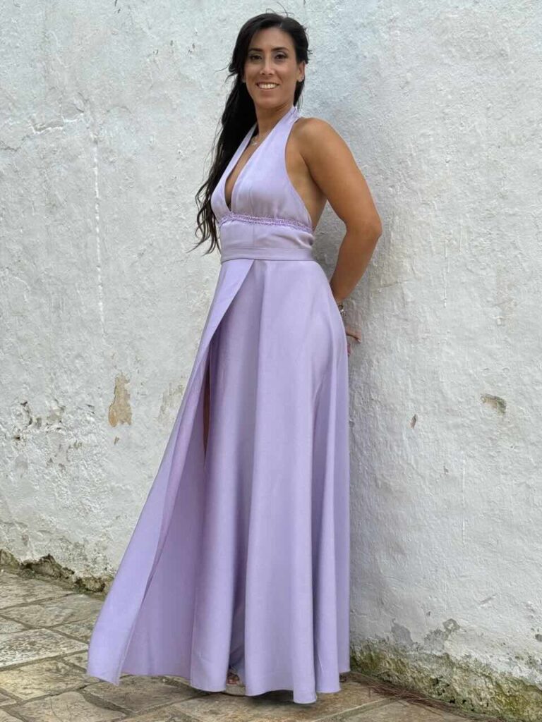 abito da cerimonia per matrimonio Simona