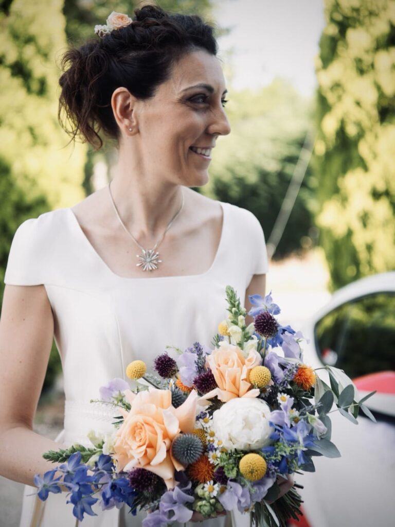 scollatura quadra abito da sposa